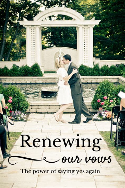 Renewing Your Vows