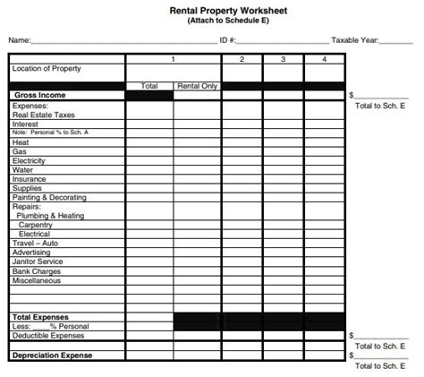 Rental Property Template