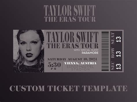 Reputation Era Ticket Design