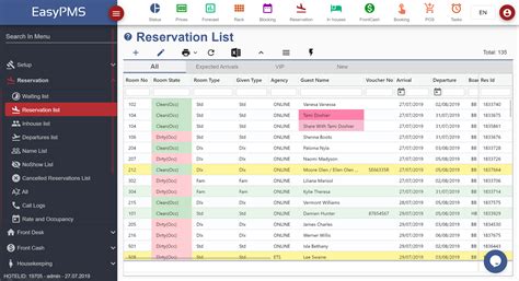 Description of Reservation Management Software