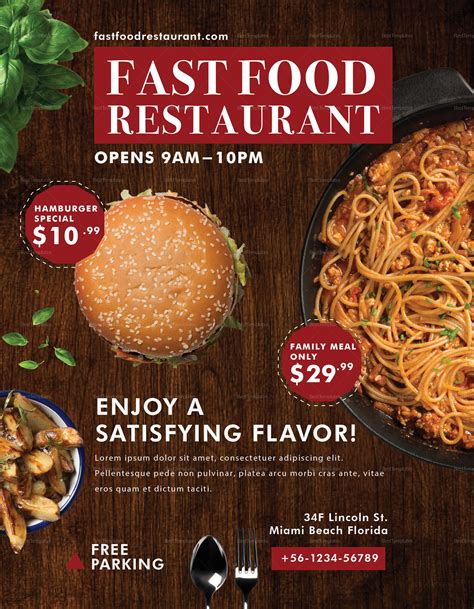 Restaurant Flyer Template