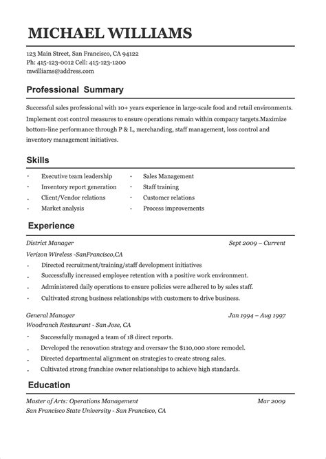 Description of Resume Builders