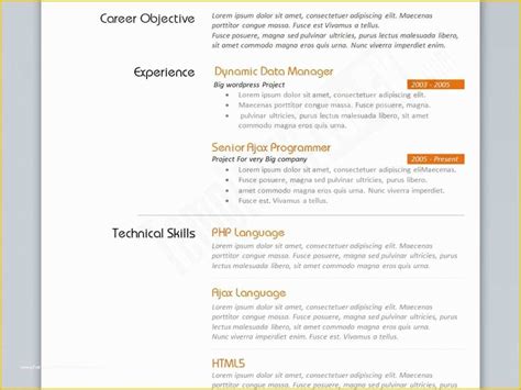 Resume Template for Word 2003