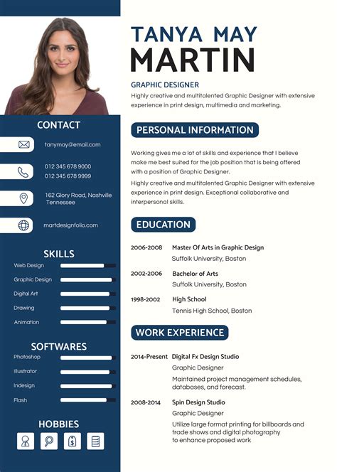 Resume Template Format