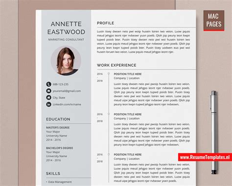 Resume Templates for MacBook