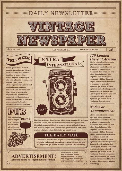 Retro Newspaper