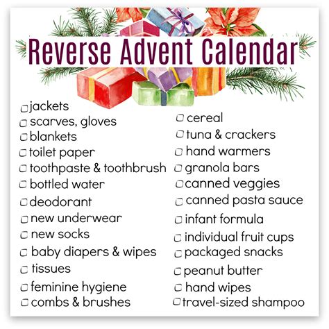 Reverse Advent Calendar Ideas for Animal Shelters