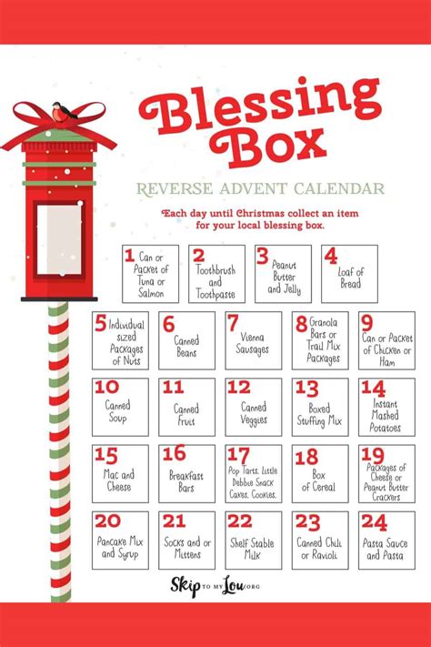 Reverse Advent Calendar Ideas for Families