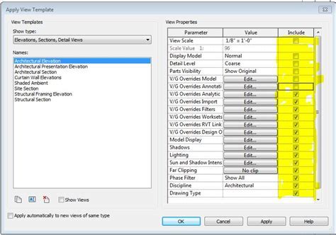 Importing View Templates in Revit