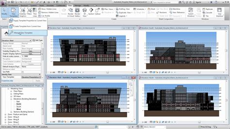 Revit View Templates Example 1