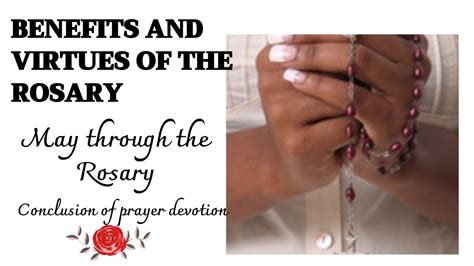 Conclusion on Praying the Rosary