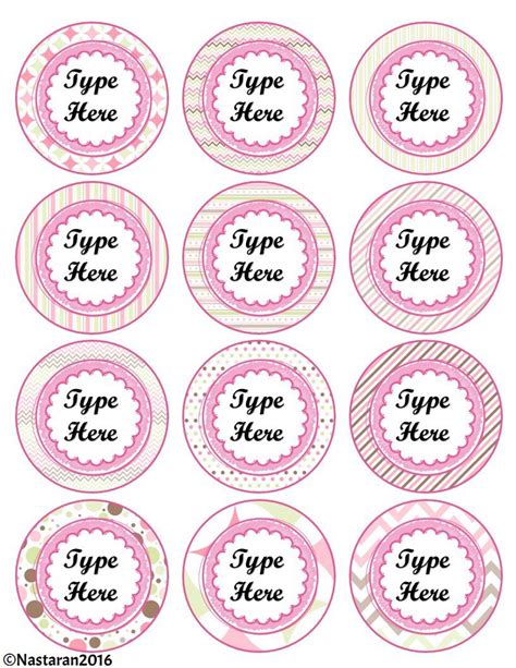 Round Labels for Crafts