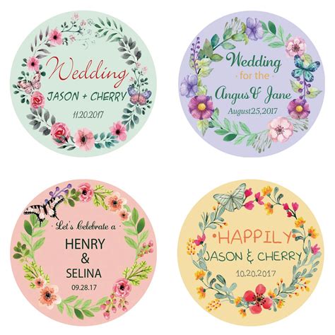 Round Labels for Decorations