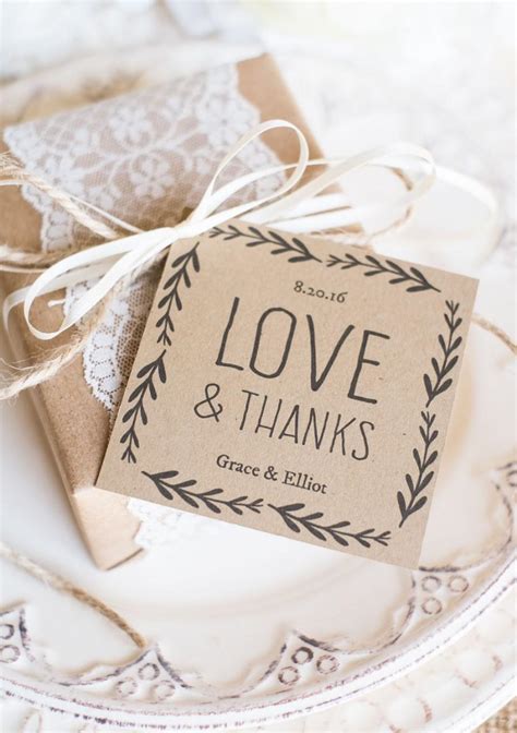 Rustic Wedding Labels