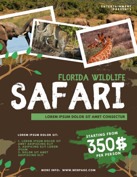 Safari Flyer Template