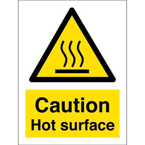 Safety protocols for hot surfaces