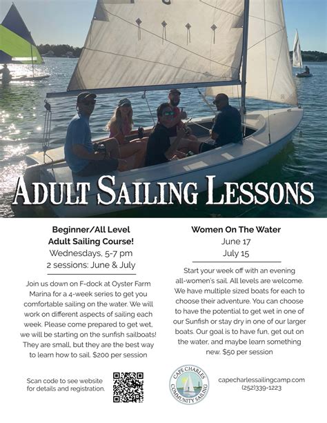 Sailing Lessons Flyer