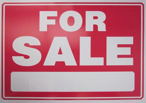 Sale Sign Template Example 1