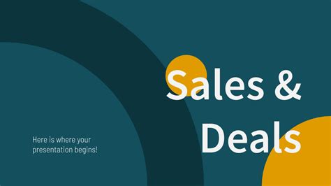 Sales Template Google Slides