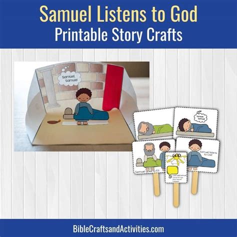 Samuel Listens to God Craft Printable