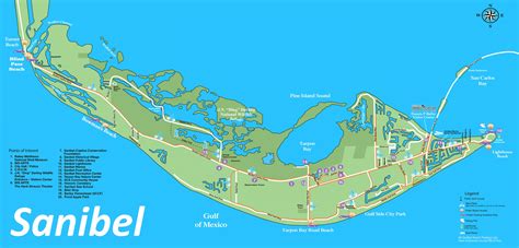 Sanibel Attractions Maps