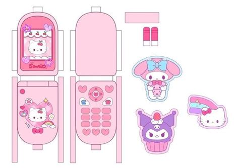 Sanrio flip phone templates gallery 2