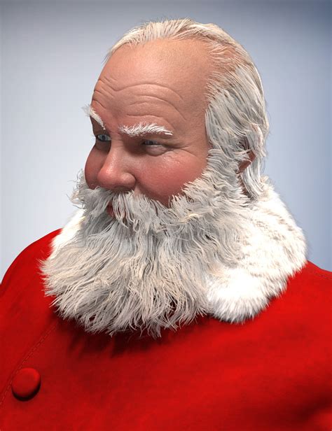 Santa With Hair