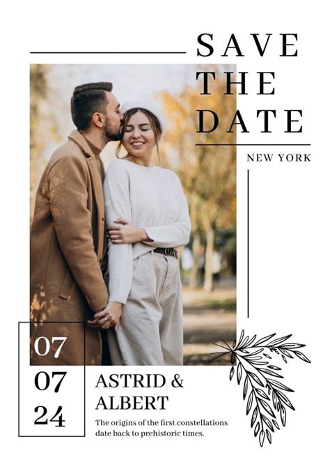 Save the Date Poster Templates