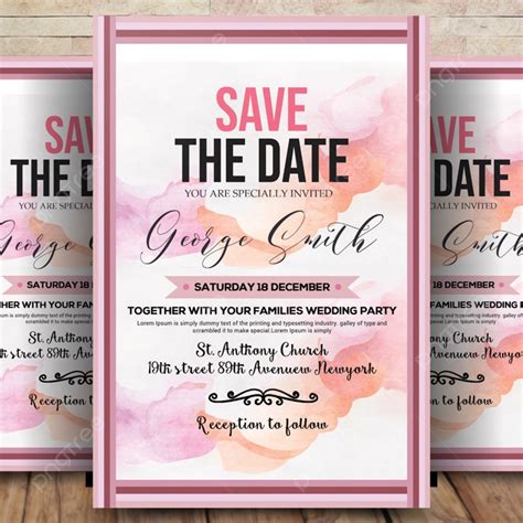 Save the Date Poster Templates