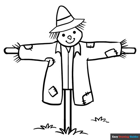 Scarecrow Coloring Pages 10