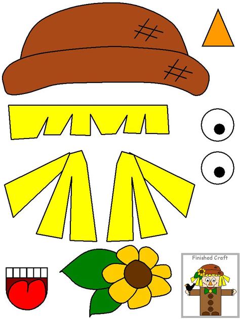 Scarecrow Hat Template Crafts