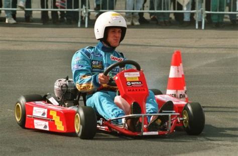 Michael Schumacher in his karting days