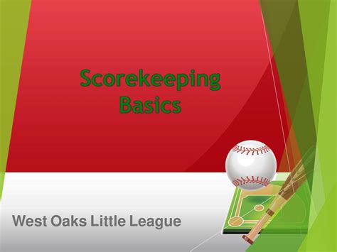 Scorekeeping Basics