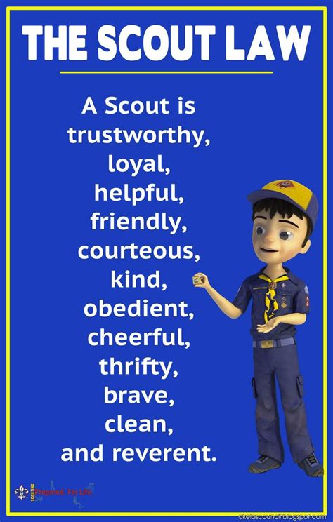 5 Scout Law Printables