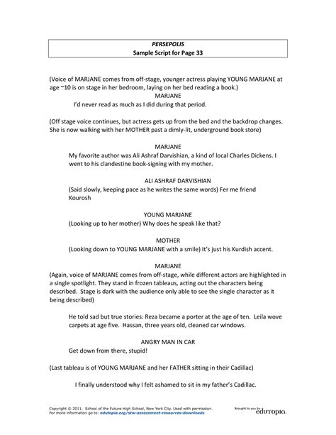 Screenplay Template