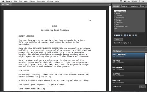 Scriptwriting Software