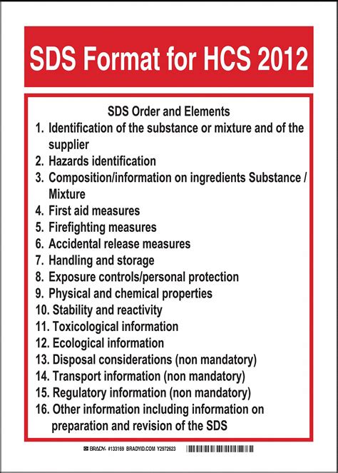 Description of SDS Template Example