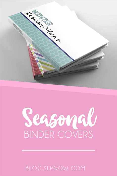 Seasonal binder cover design