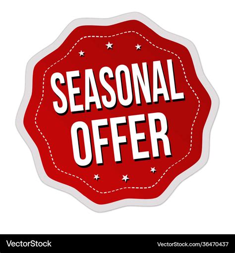 Description of Seasonal Offers