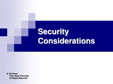 Security Considerations for Templates