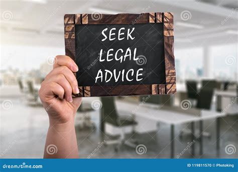 Seek Legal Advice