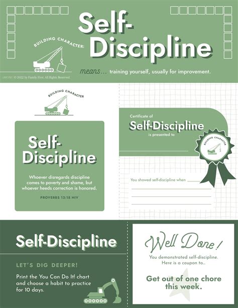 Self-Discipline Character Traits