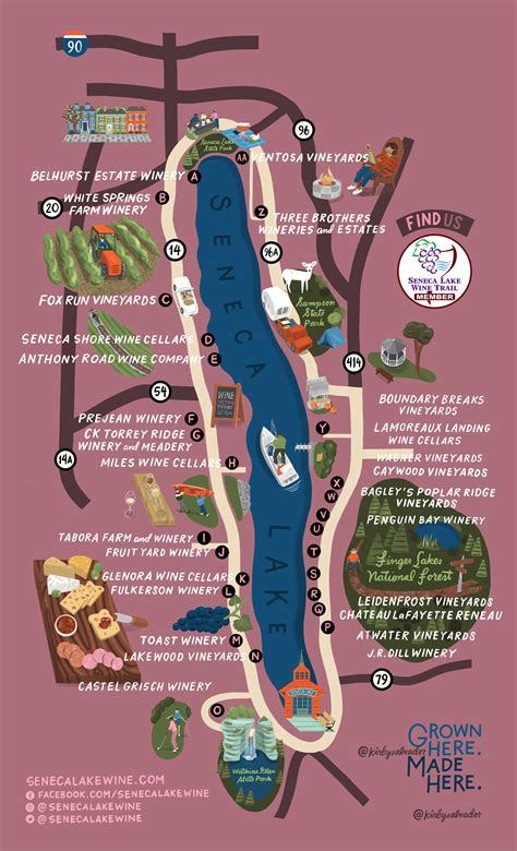 Seneca Lake Winery Maps