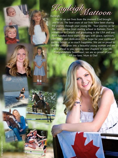 Senior Yearbook Page Template Design Ideas