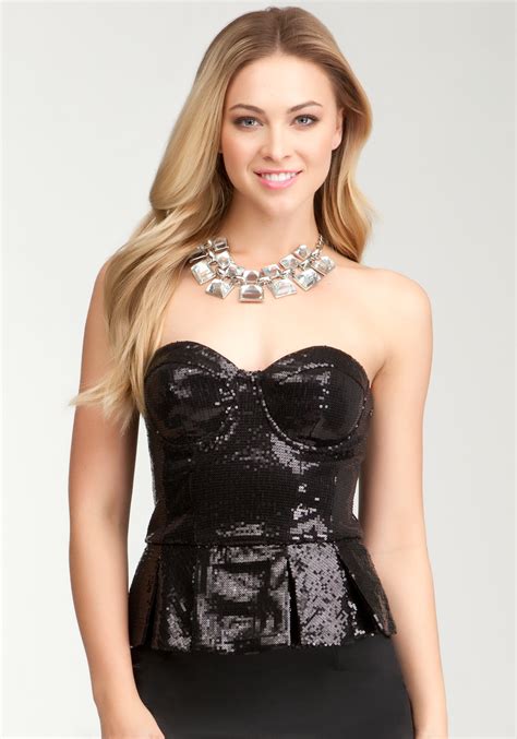 Sequined Bustier Design