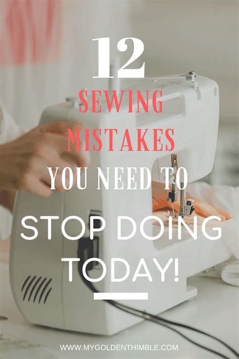 Sewing mistakes image