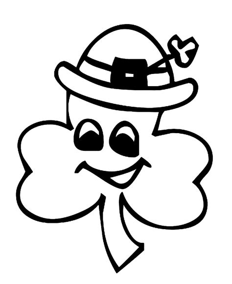 Shamrock Coloring Pages for Kids