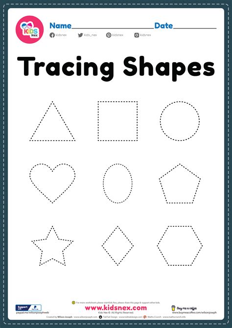 Shape Tracing for Kids