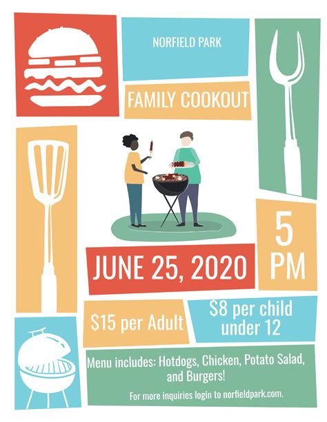 Sharing Cookout Flyer