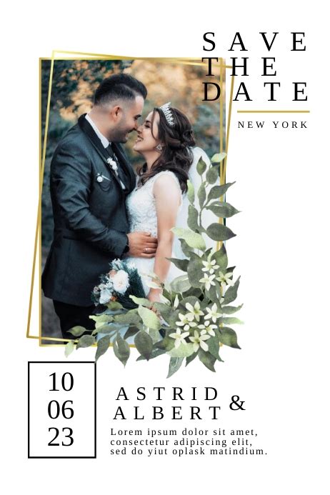 Sharing Save the Date Posters